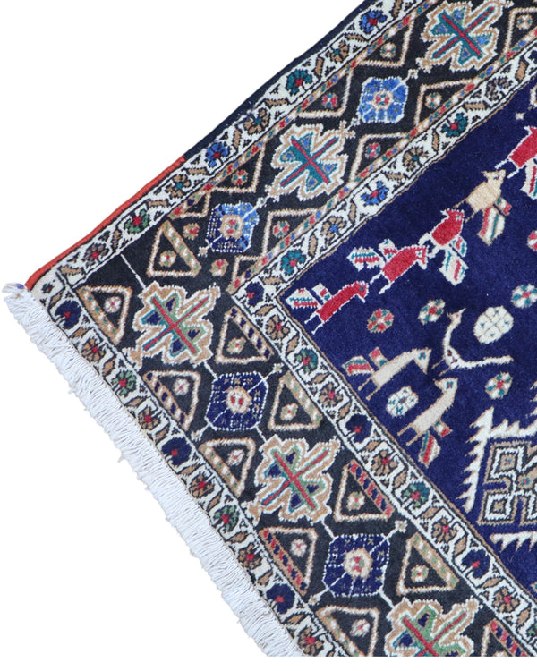 Tappeto afshar 195x156cm