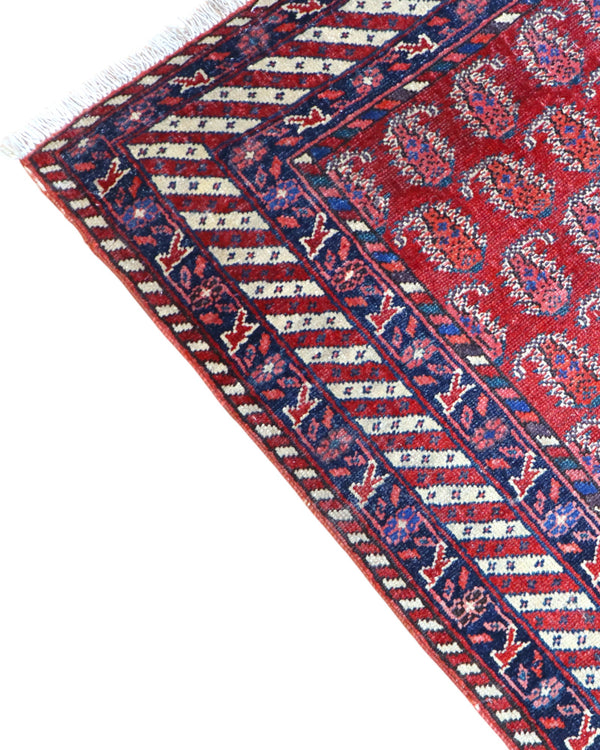 Tappeto antico bakhtiyari 322x85cm