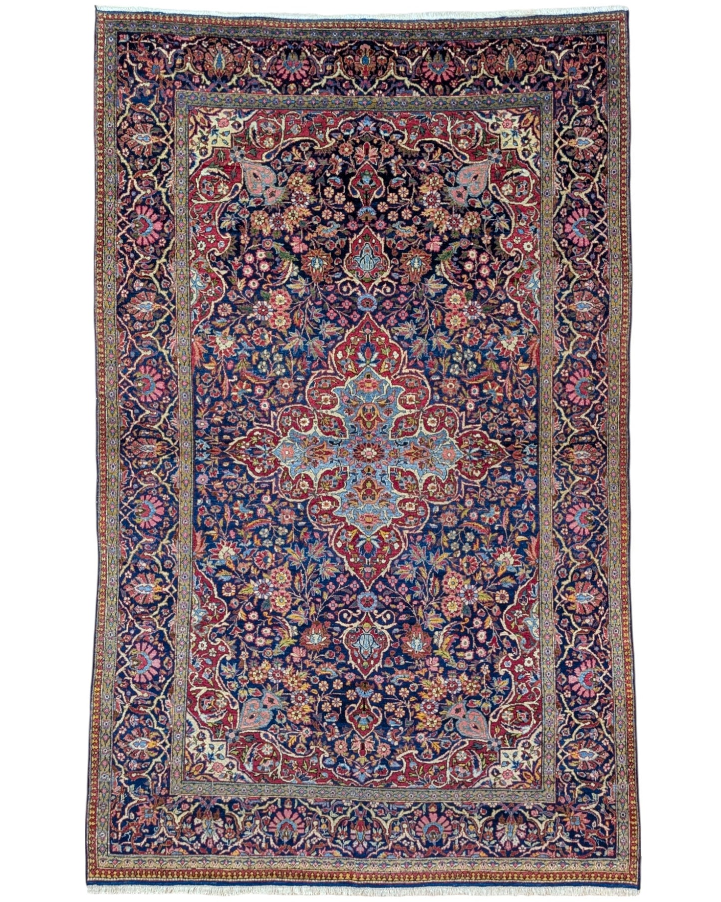 Tappeto kashan antico 212x133cm