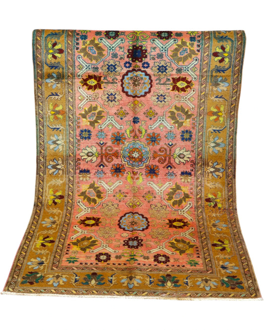 Tappeto Zanjan Antico 201x124 cm | Tappeto Persiano Annodato a Mano