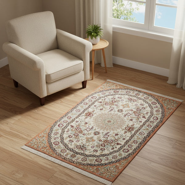 Pure silk rug 150x100cm