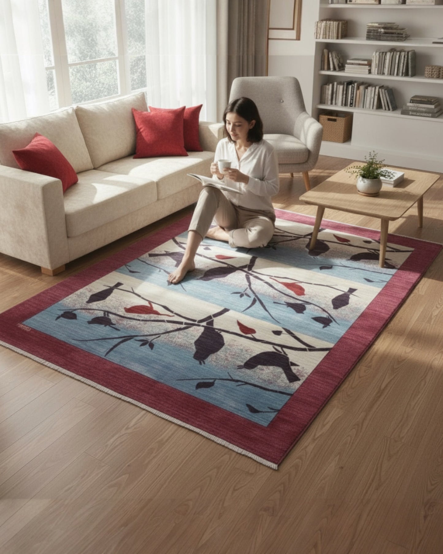 Tappeto moderno 228x175cm