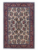 Tappeto Persiano Sarok 215x138 cm Avorio Rosso e Blu Floreale