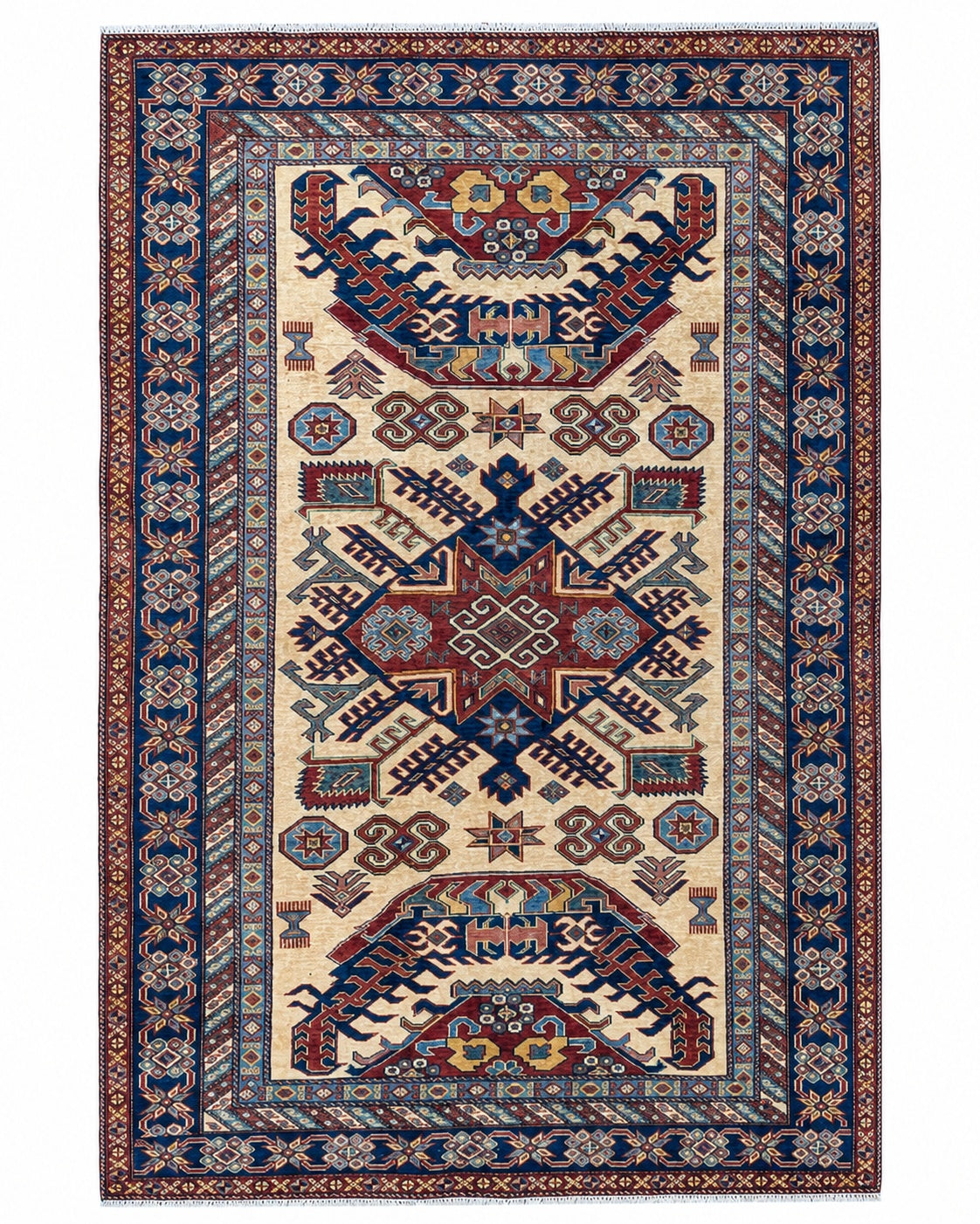 Shirvan Afghan Rug 157x121cm