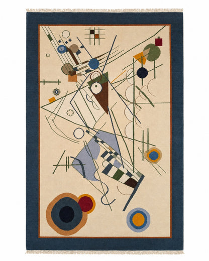 Modern kilim rug 228x204cm