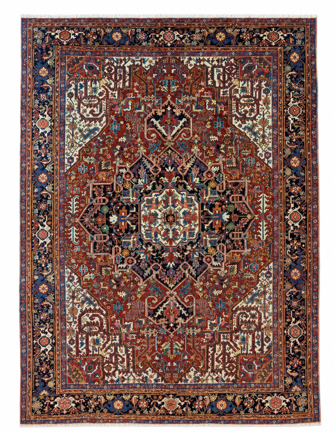Antique Heriz Rug 336x248cm