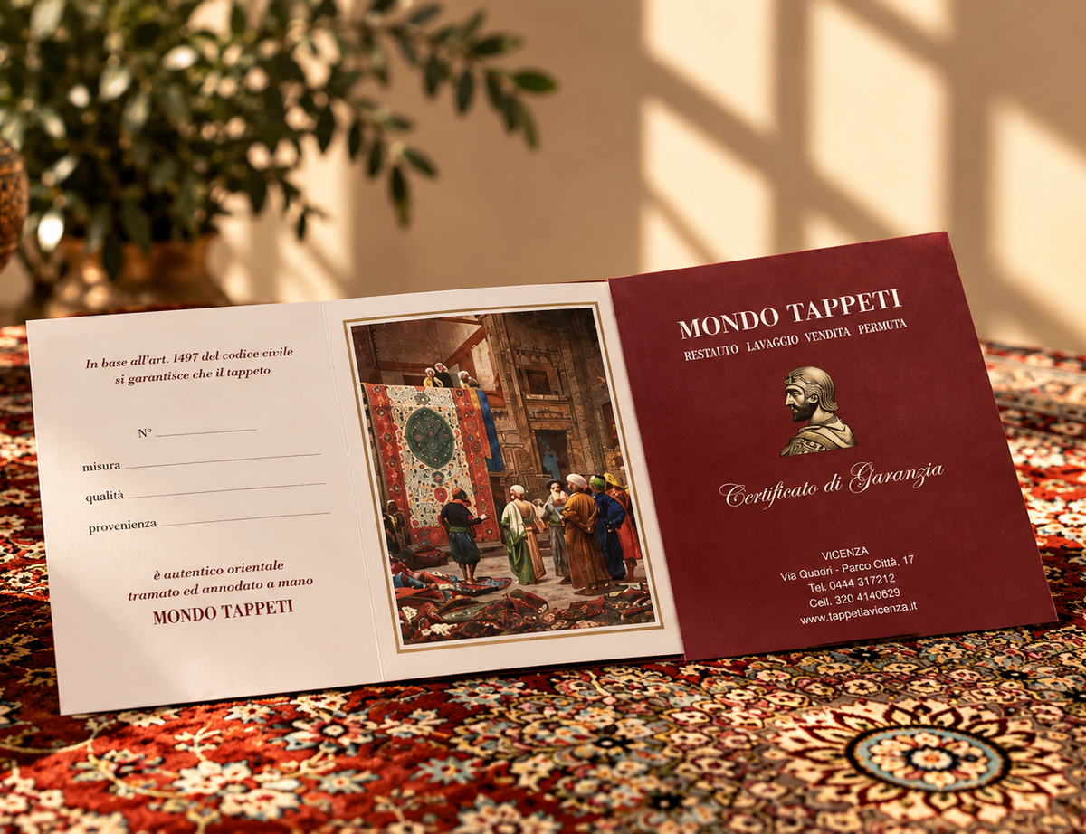 Tappeto con Certificato di Garanzia Mondo Tappeti