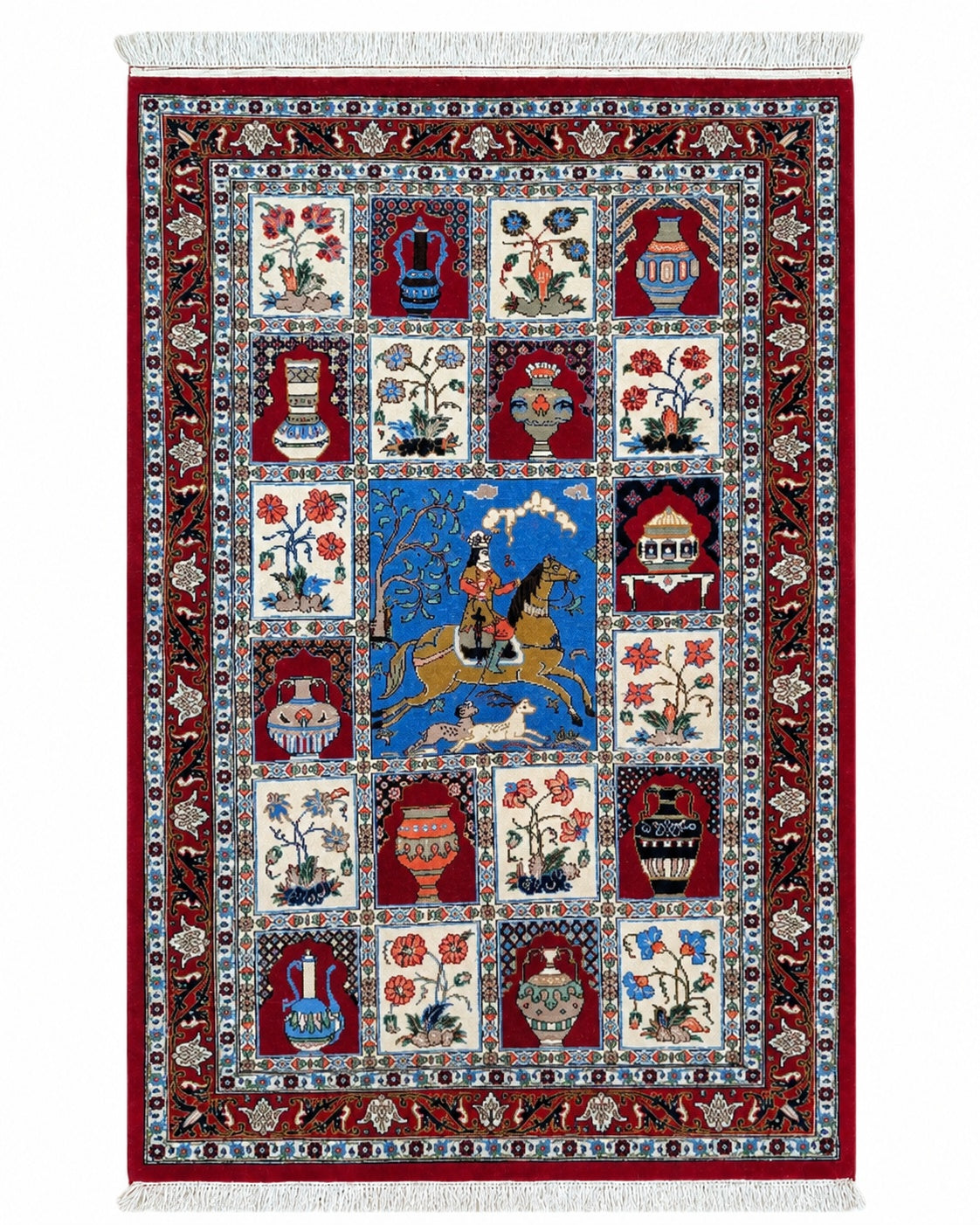 Tappeto Persiano Qom 125x80cm