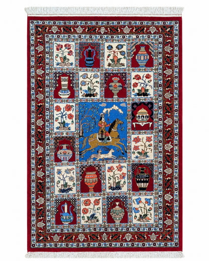 Tappeto Persiano Qom 125x80cm