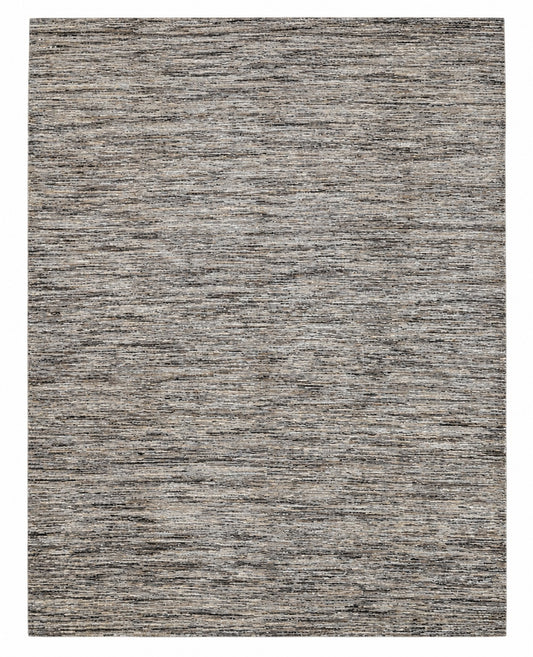 Tappeto Moderno 302x244 cm Grigio Mélange Minimal