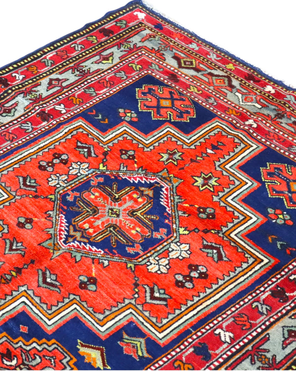 Tappeto Shirvan Antico 197x122 cm Annodato a Mano
