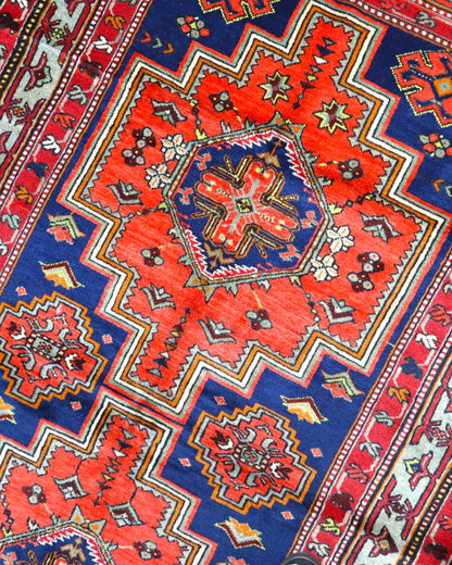 Tappeto Shirvan Antico 197x122 cm Annodato a Mano