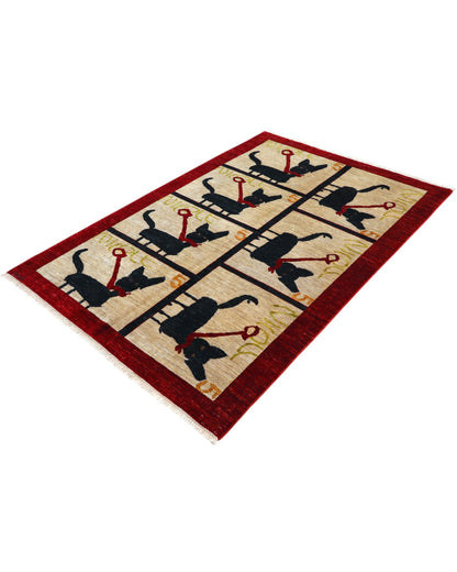 Modern rug 199x135cm