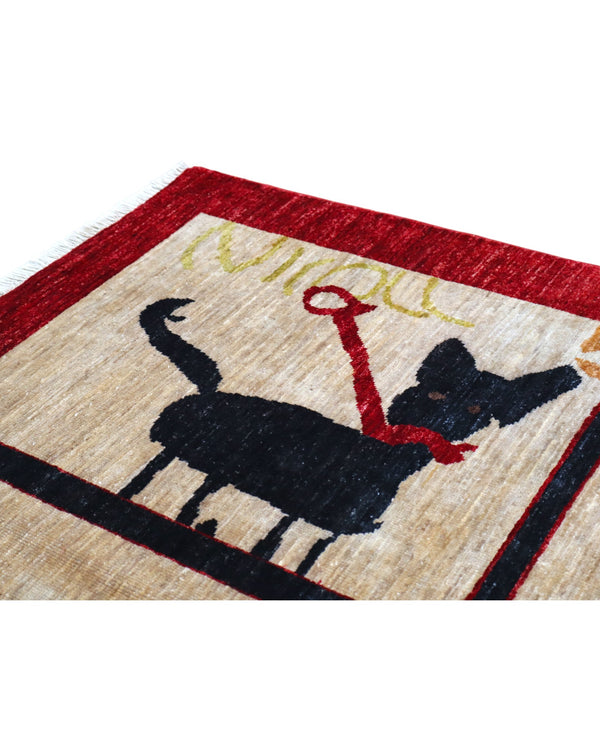 Modern rug 199x135cm