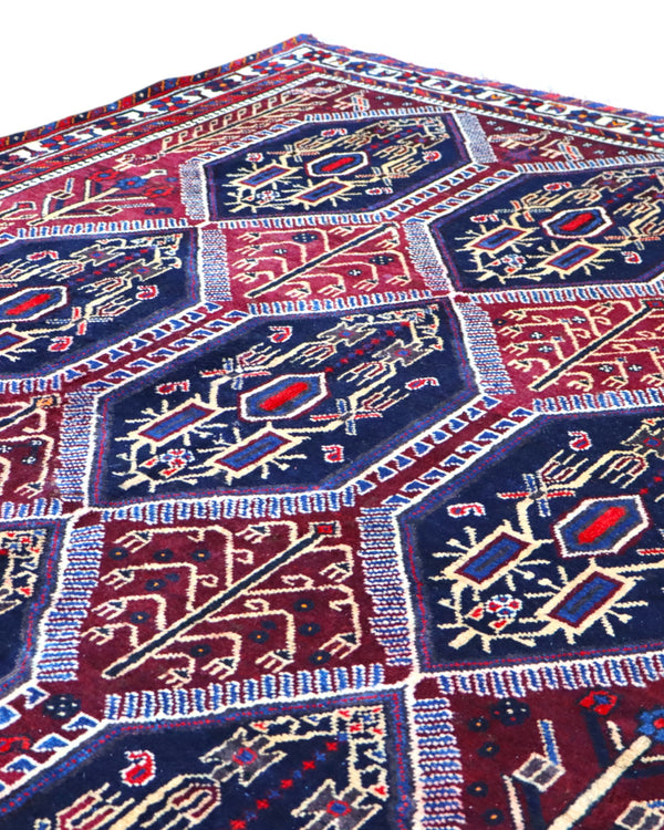 Tappeto afshar 185x153cm