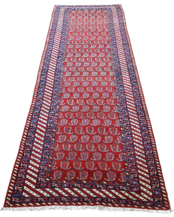Tappeto antico bakhtiyari 322x85cm