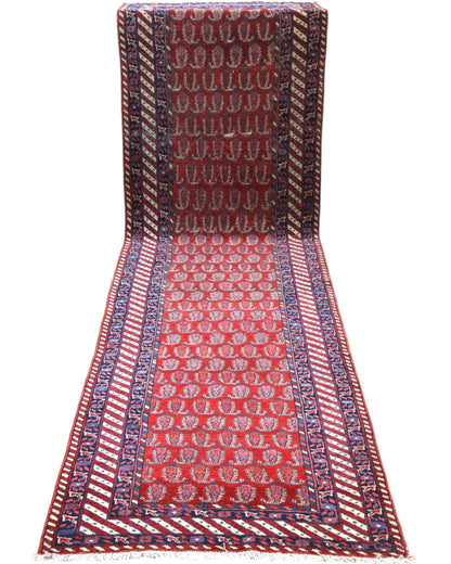 Tappeto antico bakhtiyari 322x85cm