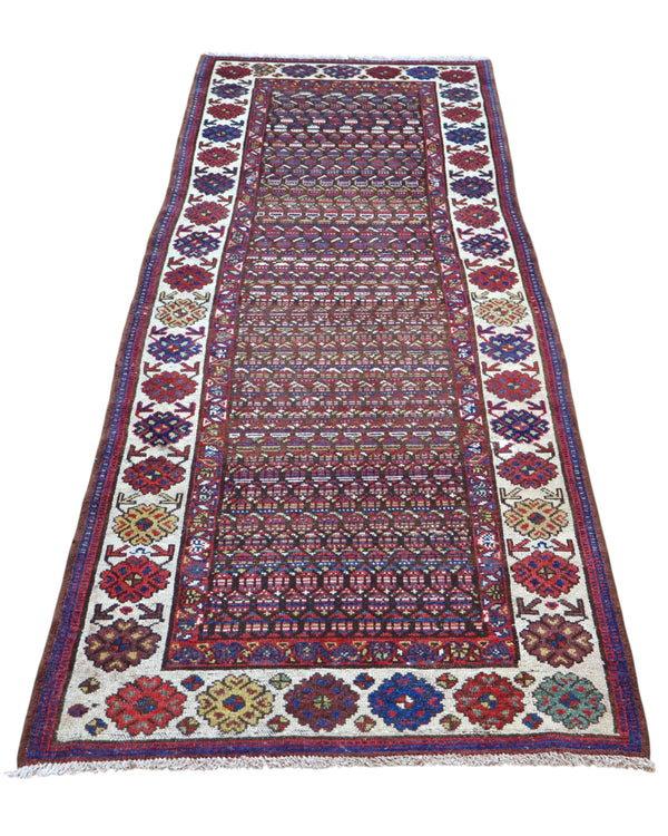 Antique Bakhtiyari rug 267x90cm