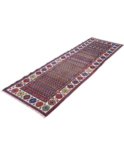 Antique Bakhtiyari rug 267x90cm