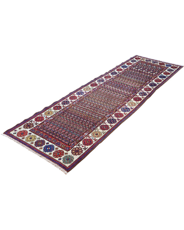 Antique Bakhtiyari rug 267x90cm