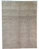 Tappeto moderno "Serenità Naturale", 367x273 cm, beige con sfumature tono su tono, minimalismo e raffinatezza, certificato di autenticità incluso.