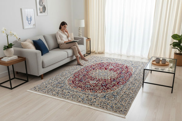 tappeto Persiano Nain 261x151cm
