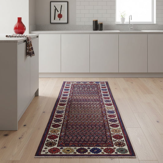 Tappeto bakhtiyari antico 267x90cm