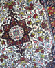 tappeto bijar persiano 160x115 cm fatto a mano fondo avorio con motivi floreali