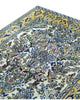 tappeto kashan persiano 152x102 cm fatto a mano fondo avorio con motivi floreali eleganti