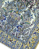 tappeto kashan persiano 152x102 cm fatto a mano fondo avorio con motivi floreali eleganti