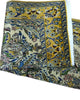 tappeto kashan persiano 152x102 cm fatto a mano fondo avorio con motivi floreali eleganti