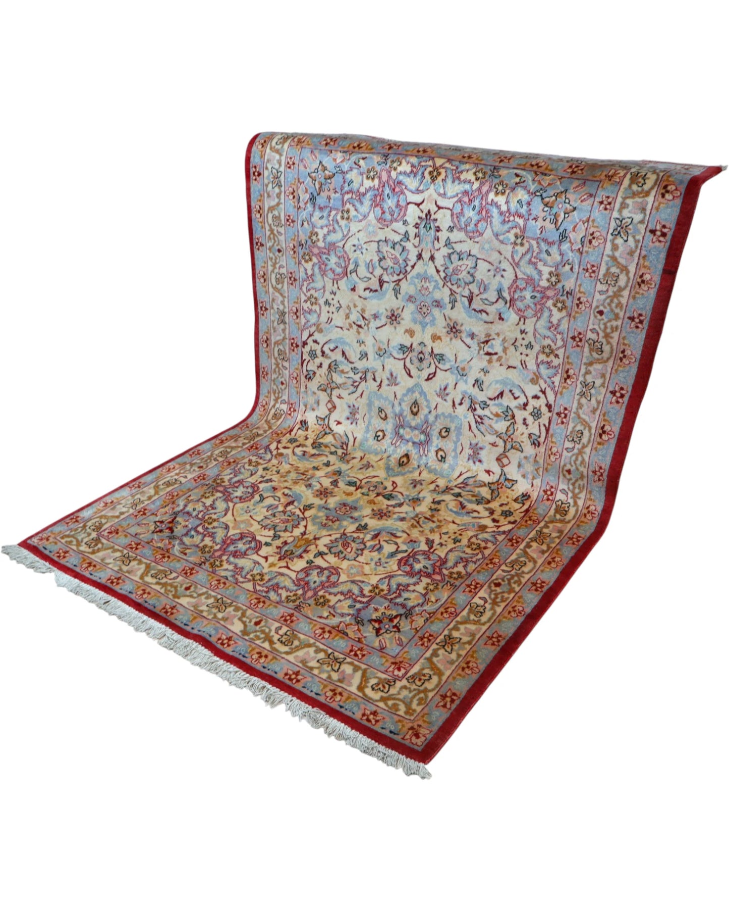 Tappeto orientale avorio 230x141 cm decorativo per ingresso elegante