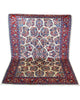 Tappeto Isfahan avorio 215x138 cm con disegni floreali in salotto raffinato