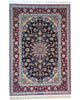 Tappeto persiano 230x158 cm blu e rosso, ideale per soggiorno elegante