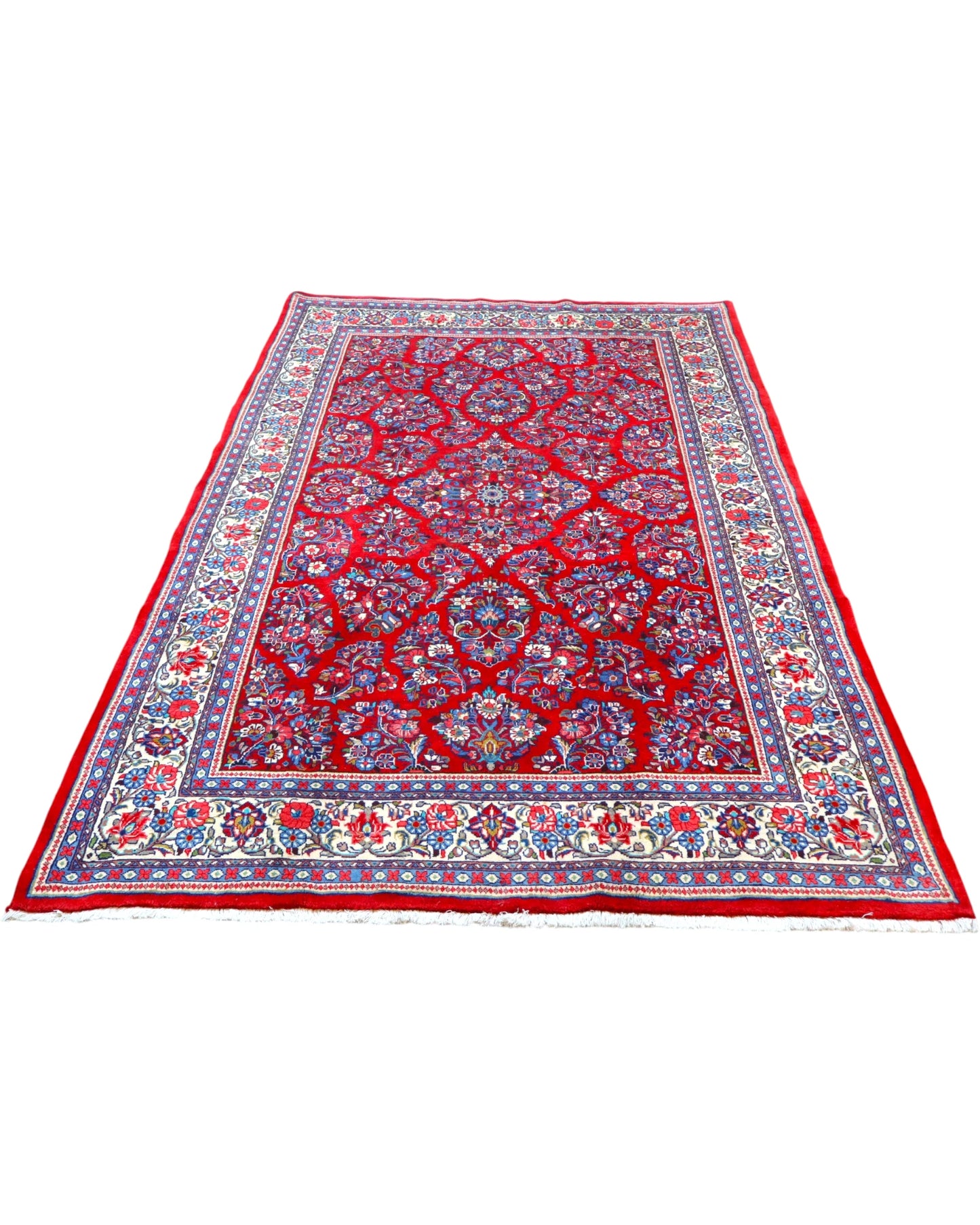 Tappeto persiano 255x158 cm con motivi delicati, aggiungi eleganza al tuo soggiorno