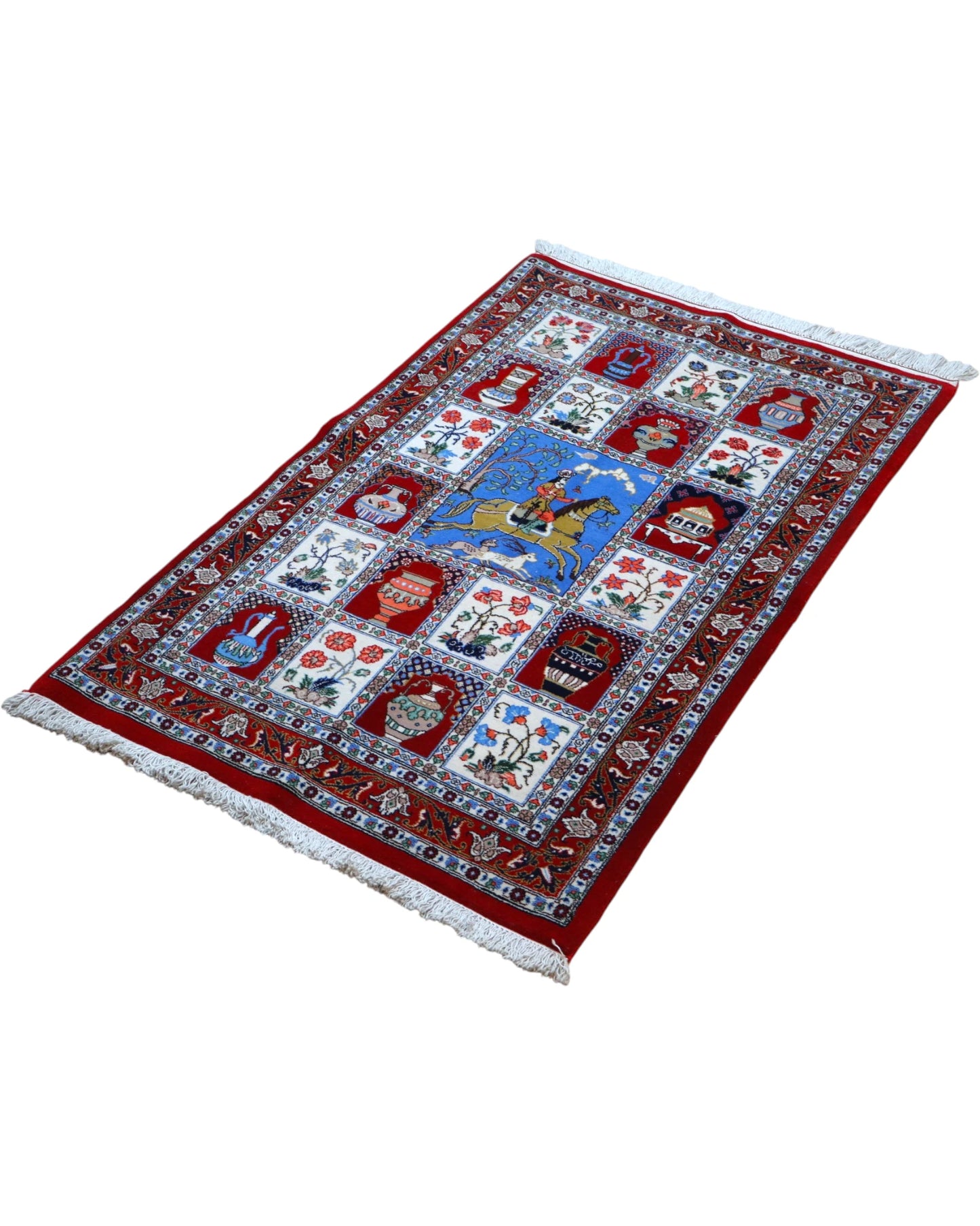 Tappeto Persiano Qom 125x80cm
