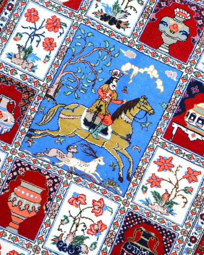 Tappeto Persiano Qom 125x80cm
