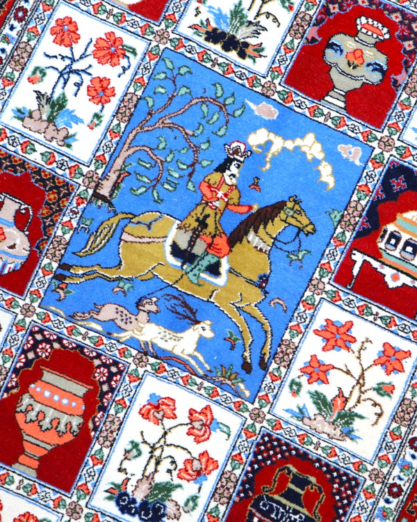 Tappeto Persiano Qom 125x80cm