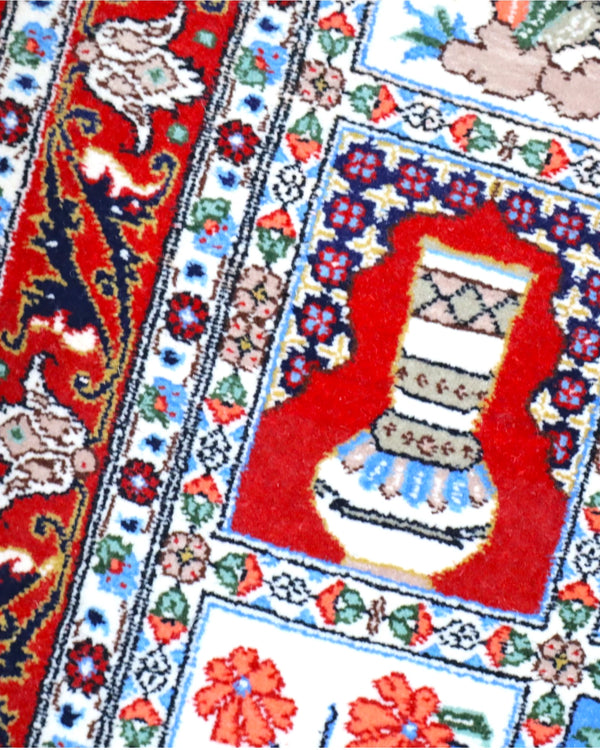 Tappeto Persiano Qom 125x80cm
