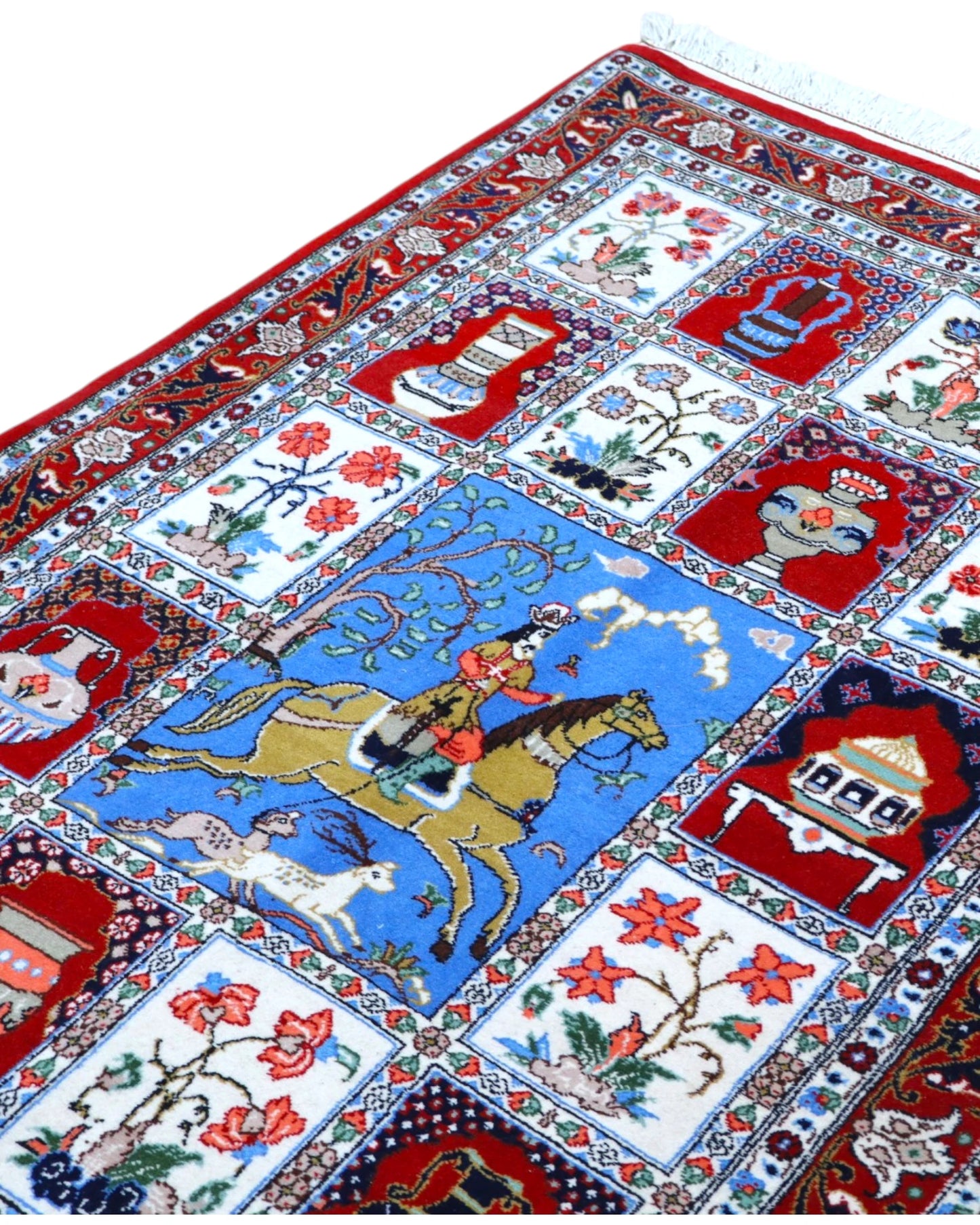 Tappeto Persiano Qom 125x80cm