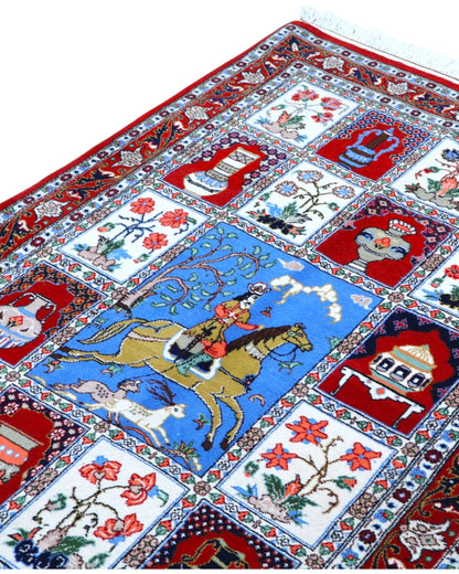 Tappeto Persiano Qom 125x80cm