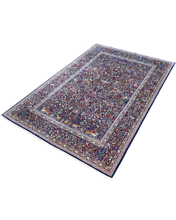 Tappeto persiano grande 230x151 cm, ideale per decorare ambienti eleganti