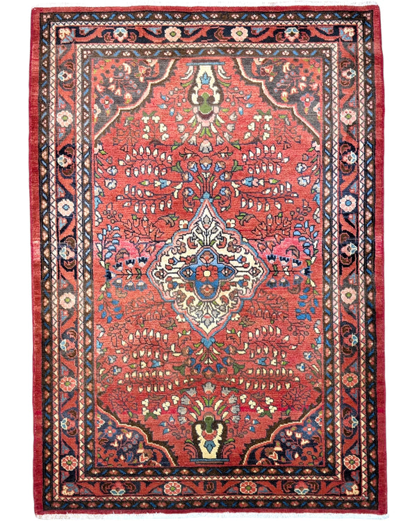 Tappeto persiano Lilian 169x116 cm con motivi floreali