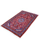 Tappeto orientale rosso 163x106 cm decorativo per ingresso elegante