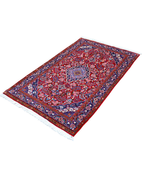 Tappeto orientale rosso 163x106 cm decorativo per ingresso elegante