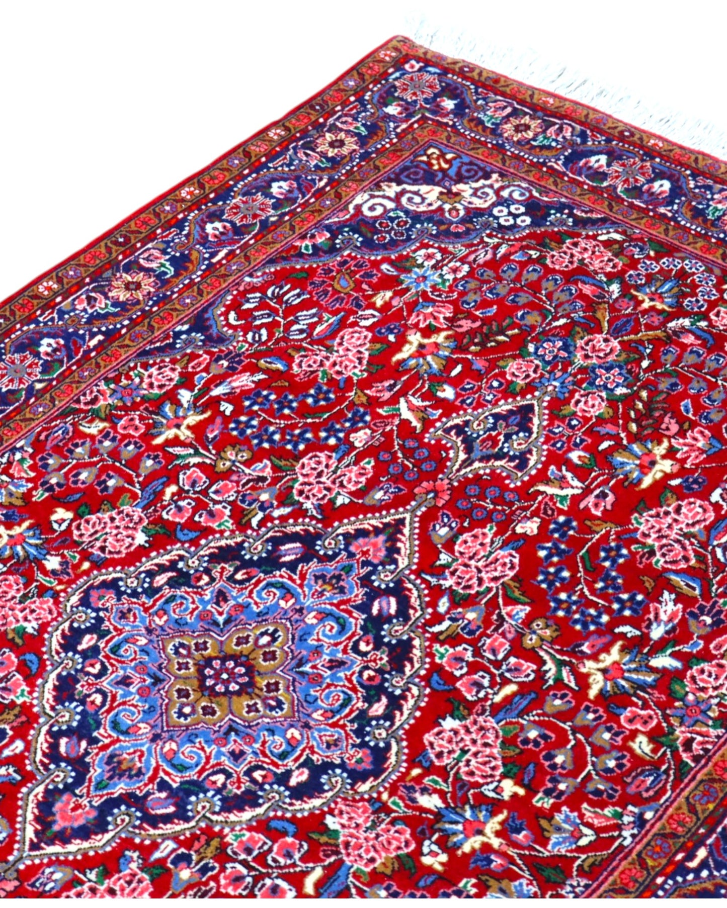 Tappeto persiano 163x106 cm rosso per ambiente interno elegante