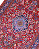 Tappeto Jozan floreale rosso 163x106 cm in camera da letto