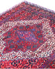 Tappeto persiano 140x118 cm rosso per ambiente interno elegante