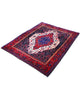 Tappeto persiano grande 160x134 cm blu per ambiente interno elegante