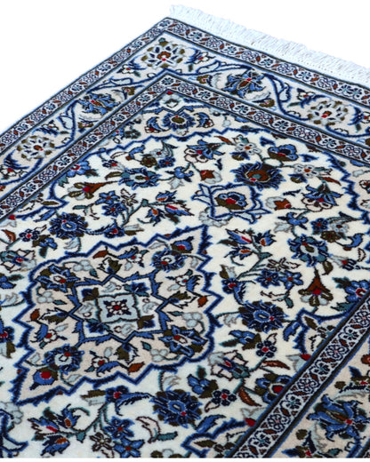 Tappeto persiano 150x107 cm avorio per ambiente luminoso